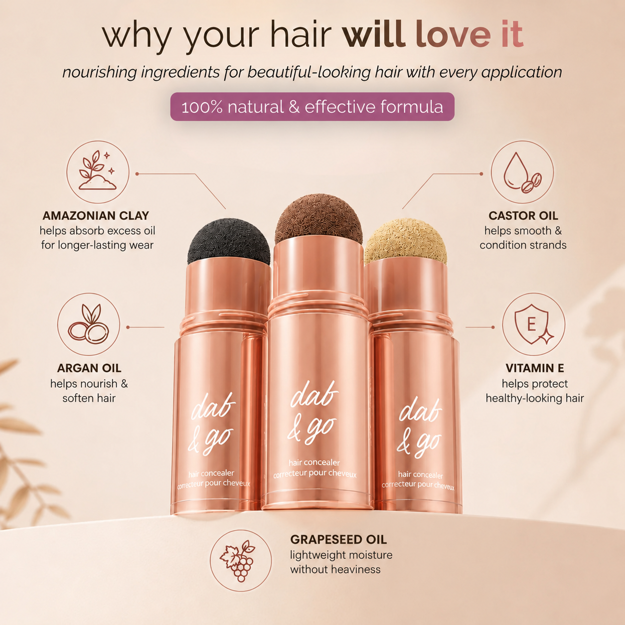 Root Touch-Up Cushion