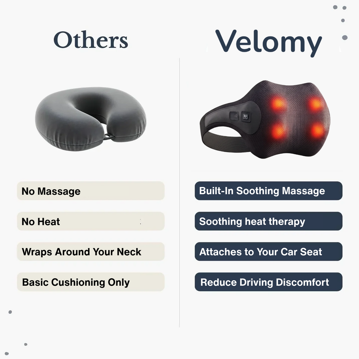 Velomy™ Massage Headrest